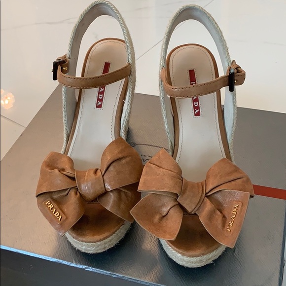 Prada Shoes - Prada Napa aviator sandal. Size 5.5 Prada Shoes - Prada Napa aviator sandal. Size 5.5